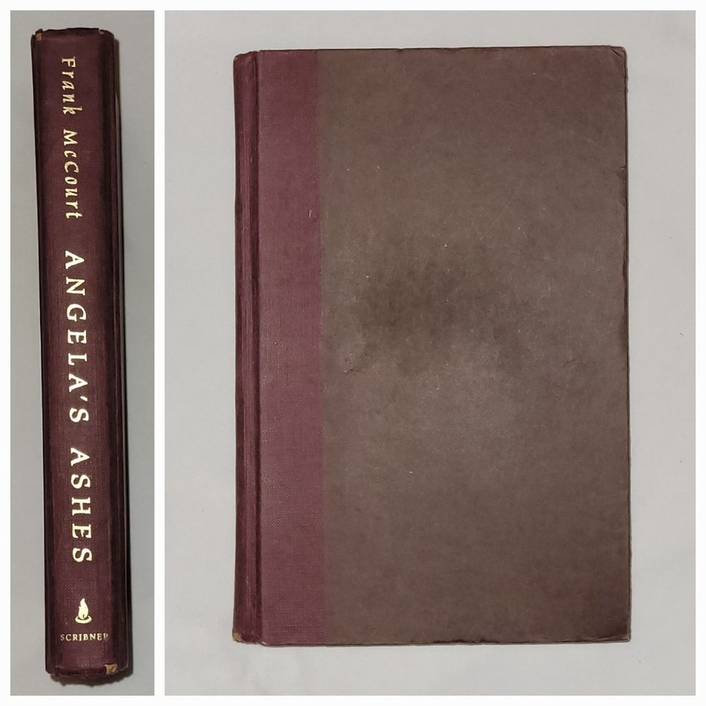 "Angela's Ashes" by Frank McCourt Hardcover Book published by Scribner